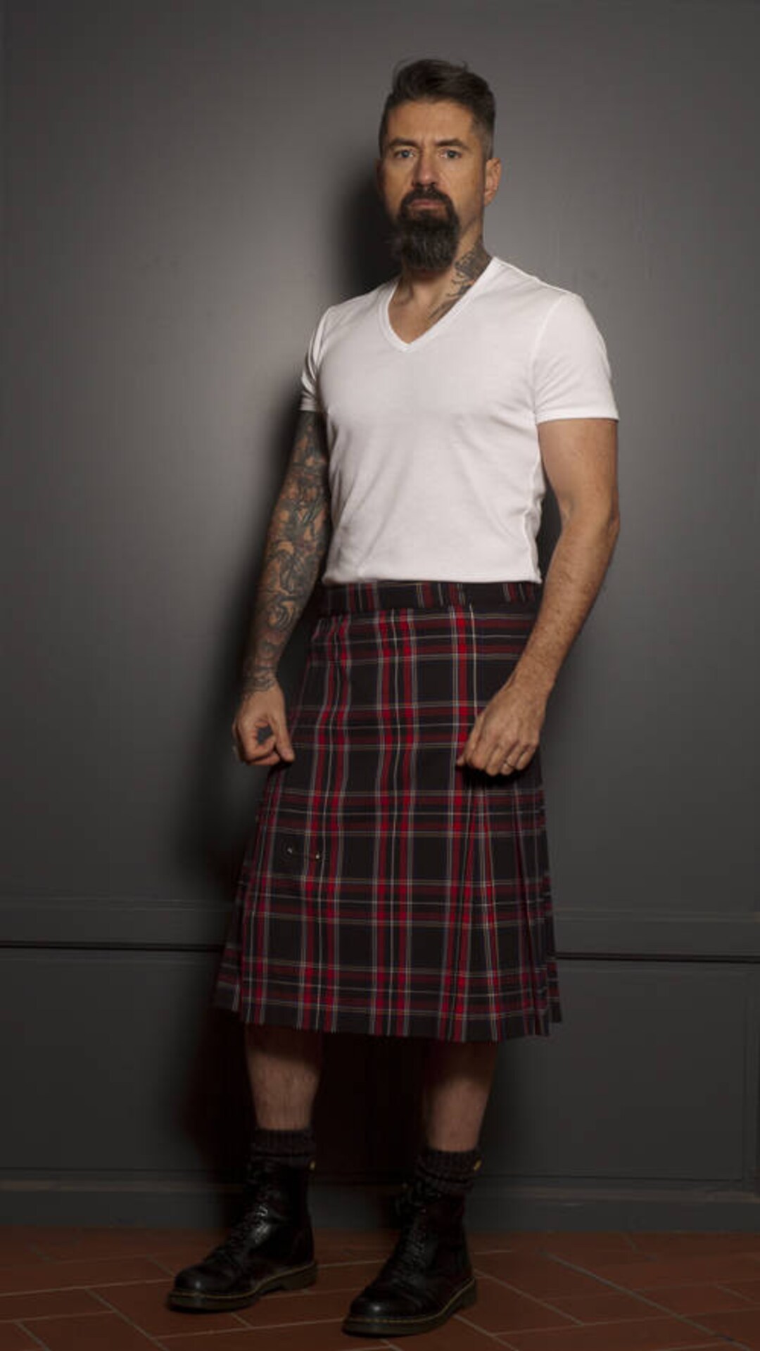 Kilt homme Collection London kilt tissu ecossais kilt tissu tartan kilt fait main vetement unique kilt modele unique creation francaise Etsy France