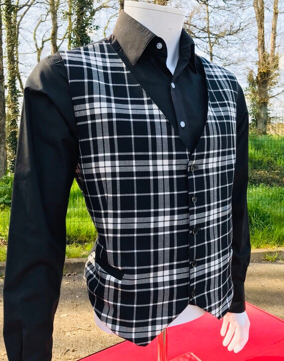 Tartan vest hotsell