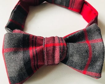 Authentic tartan bow tie / hand-sewn bow tie / tie bow tie / original vintage retro style bow tie