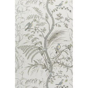 WALLPAPER - Brunschwig Fils - BIRD THISTLE - Grey -  Minimum 2 Rolls