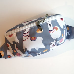 Lama Gürteltasche, Hüfttasche, Bumbag, lustige Packung, wasserfest, handgemacht