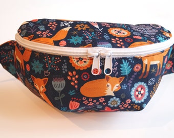 Fox Belt bag, hip bag, bumbag, funny pack, waterproof, handmade