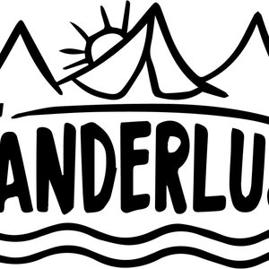 Wanderlust Vinyl Decal