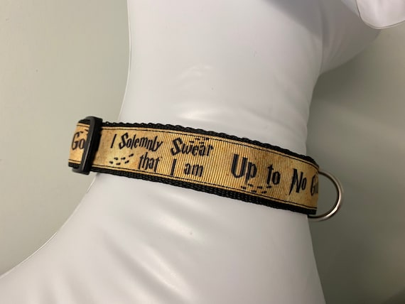 Mischief Managed Solemnly Swear Handmade Dog Collar And or Lead