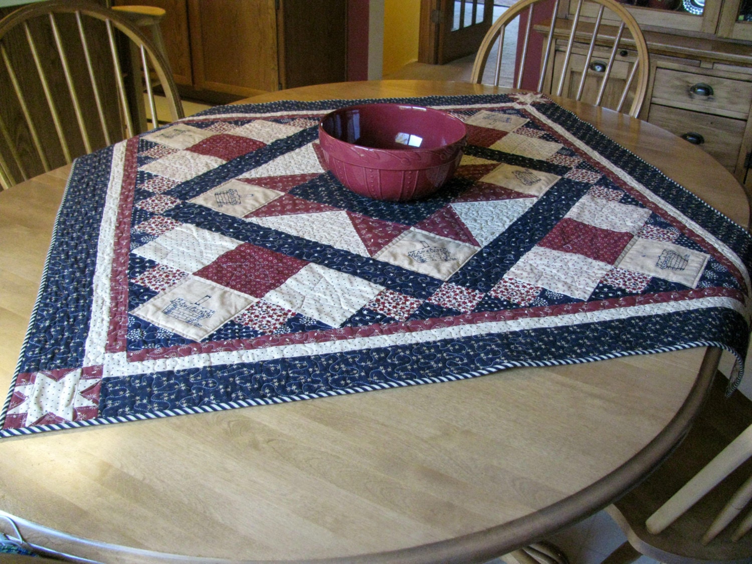 Patriotic Picnic Basket Quilt Pattern Etsy