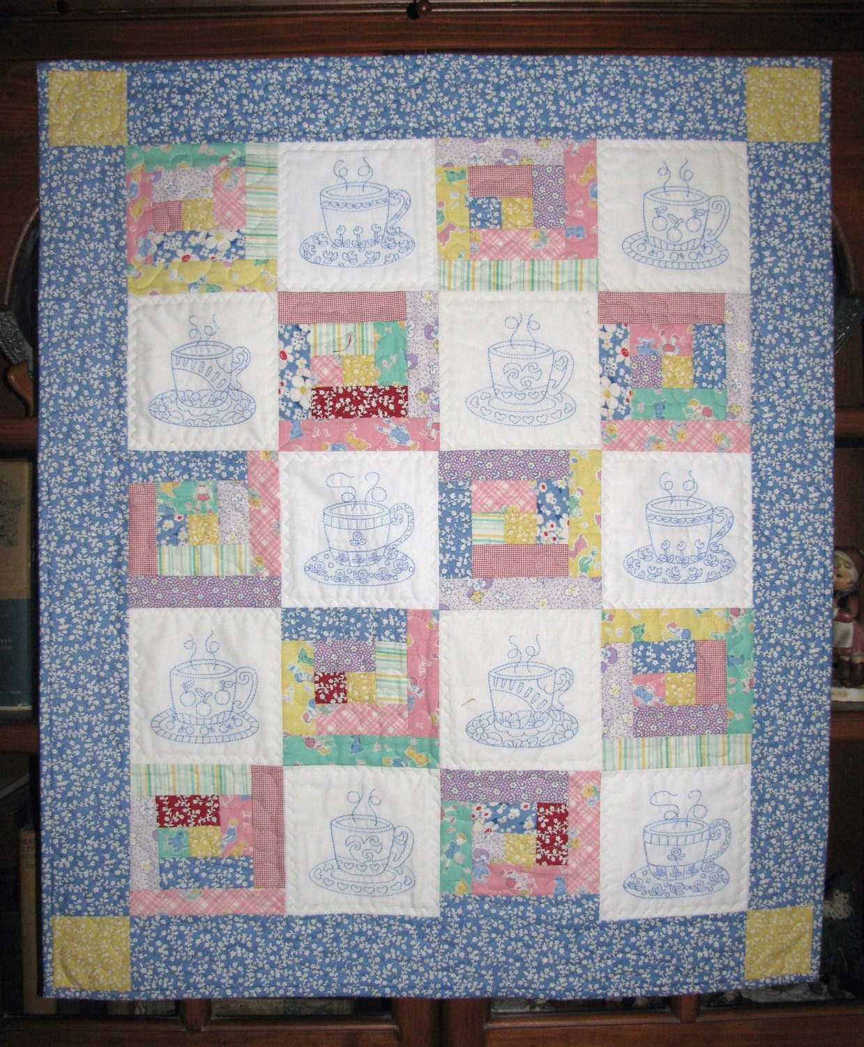 Share a Cup of Tea with Me quilt pattern Etsy