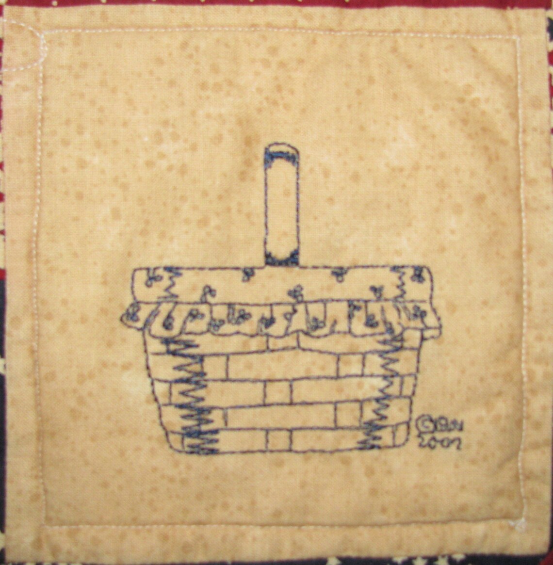 Patriotic Picnic Basket Quilt Pattern Etsy