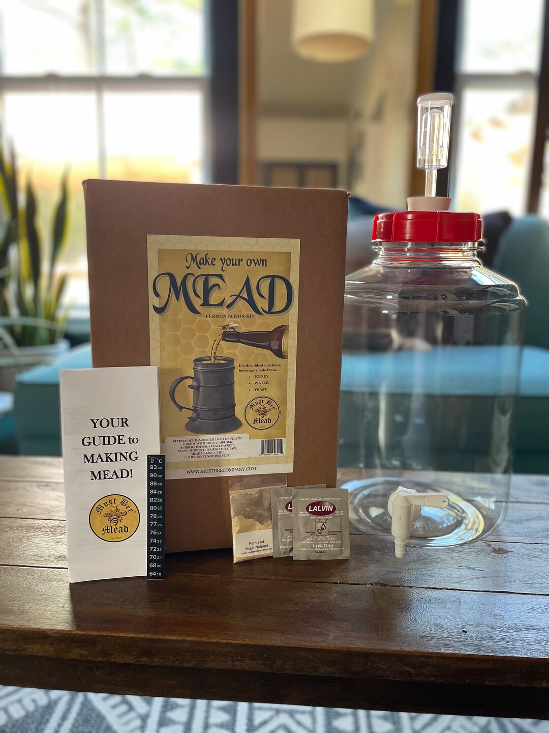 3 Gallon Mead Making Kit by Must Bee Company Make Your Own Mead Etsy