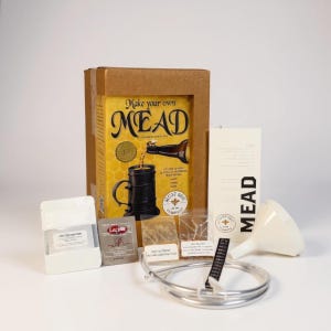 Channel Your Inner Viking – 1 Gallon Mead Making Kit | Medieval Gift | Fermentation Starter Set | Unique DIY Gift for History Lovers