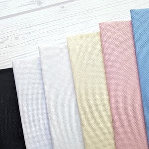 14 count Aida Cross Stitch Fabric | Cut to Order | 100% Cotton Aida Cloth | Counted Cross Stitch | Embroidery Fabric