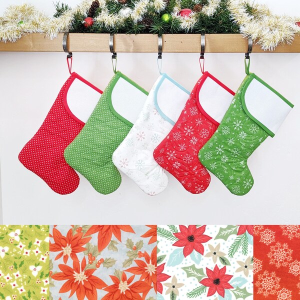 Pre Quilted Christmas Fabric Etsy