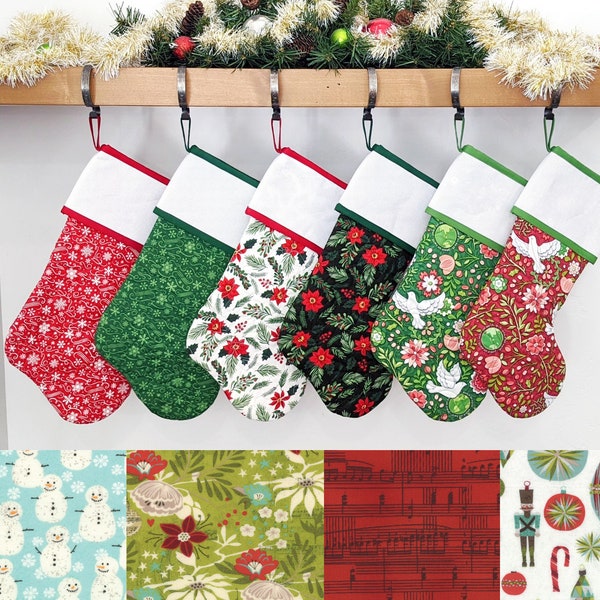 Pre Quilted Christmas Fabric Etsy