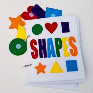 PDF PATTERN: SHAPES Quiet Book/felt Book/busy Book (Download Now) - Etsy