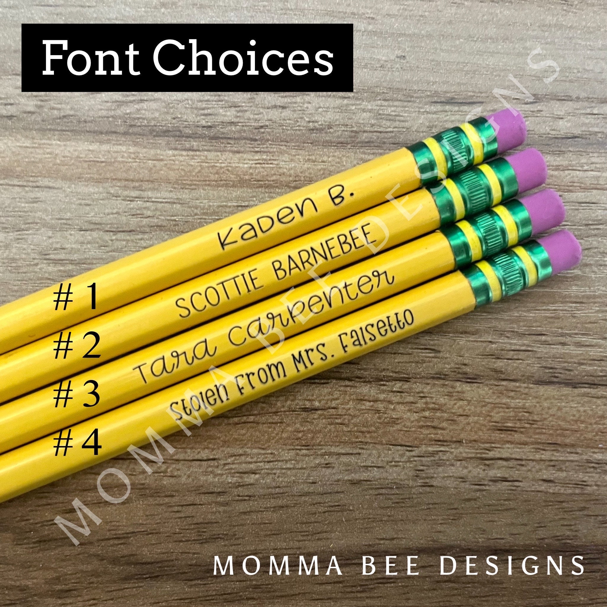 personalized-engraved-2-pencils-pastel-pencils-ticonderoga-pencils-etsy