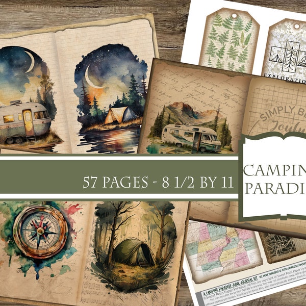 Camping Journal - Etsy