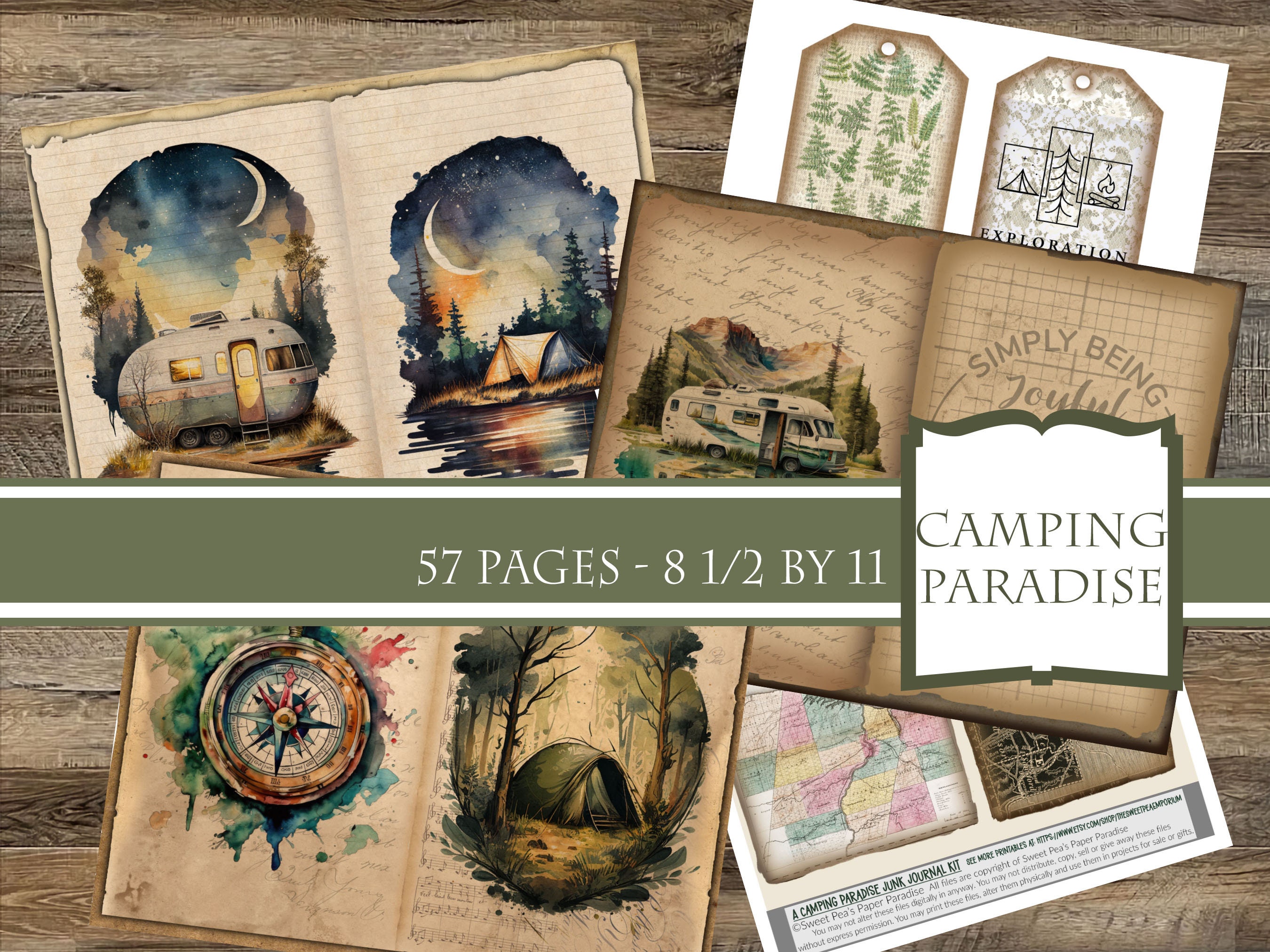 Vintage Camping Ephemera