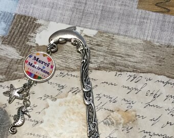 Dolphin bookmark: thank you teacher