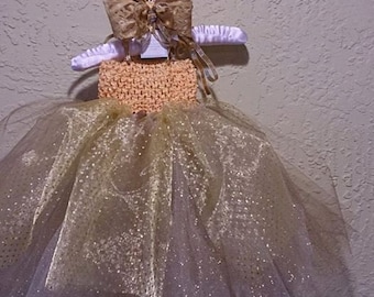 First Birthday dress, Golden baby tutu dress, Christmas dress,photoprop outfit, cake smash outfit, flower girl,sparkly baby outfit, pageant