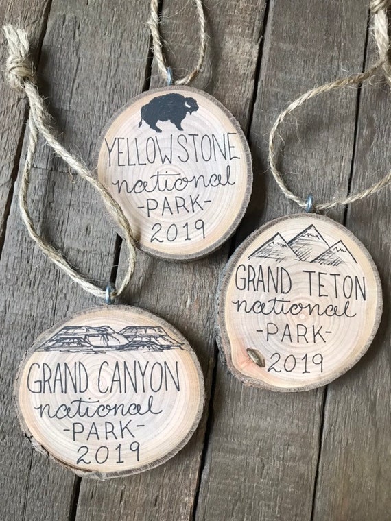MEDIUM 2.25 2020 National Park Christmas Ornament