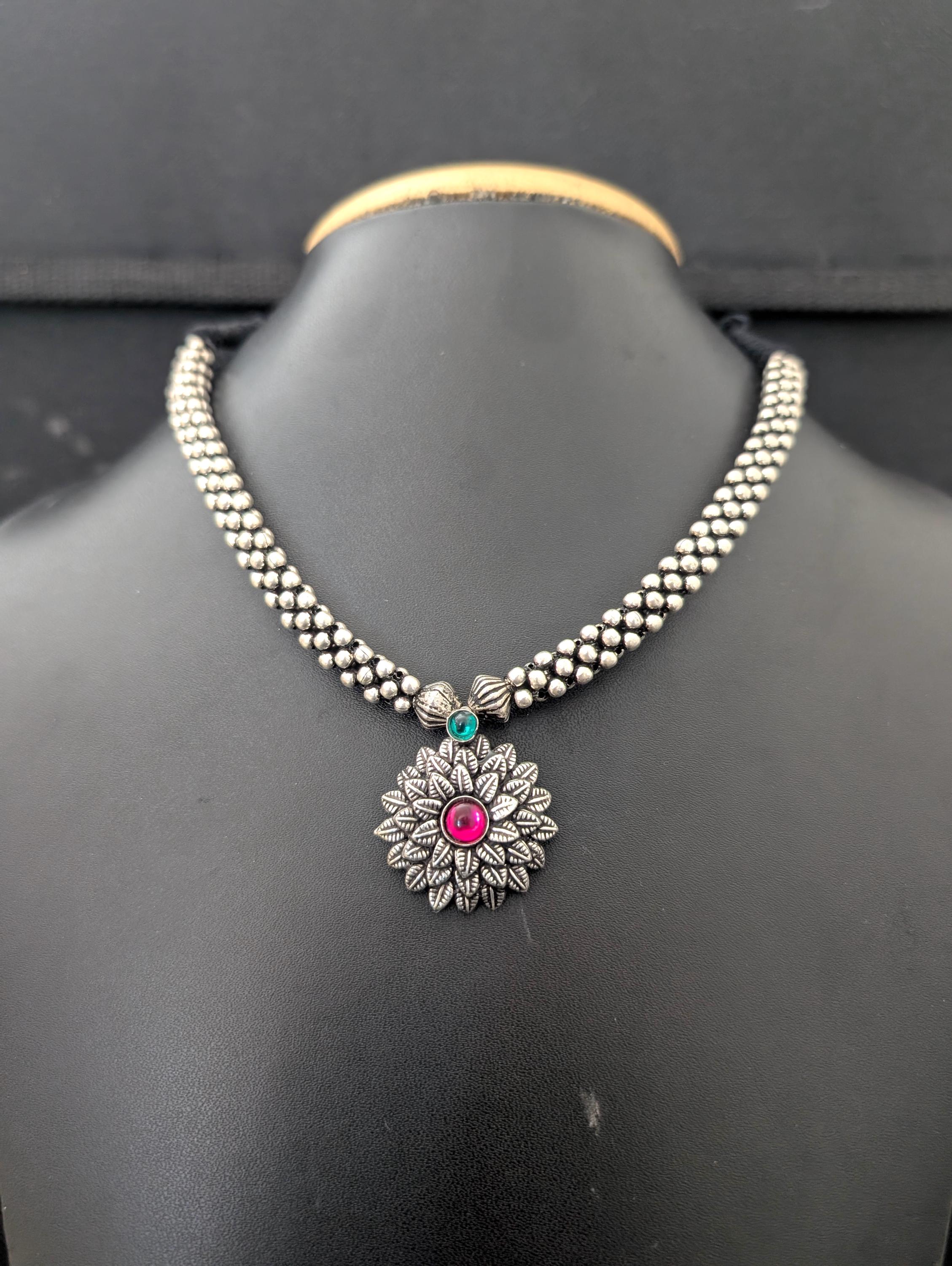 Buy Oxidised Thread Choker Online In India India