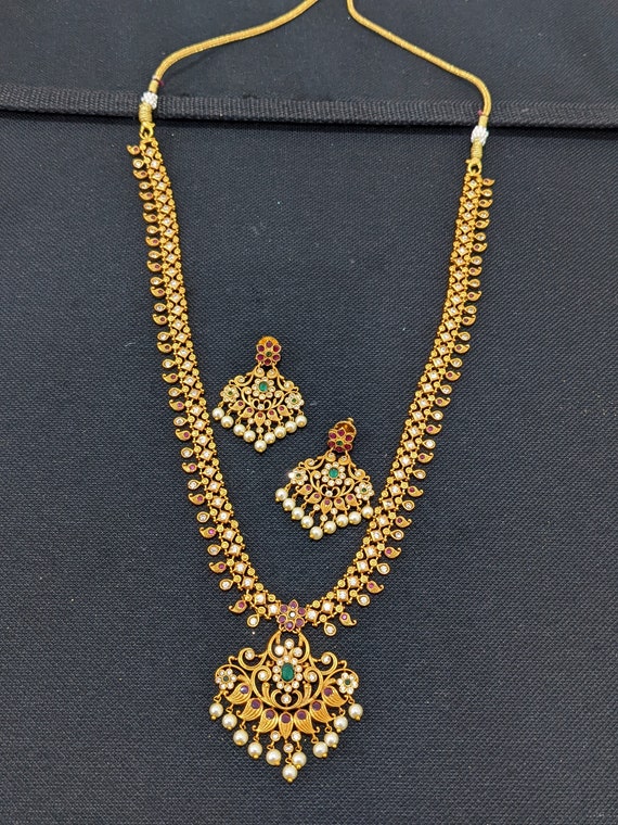 Classic Mango Haram Necklace Set 