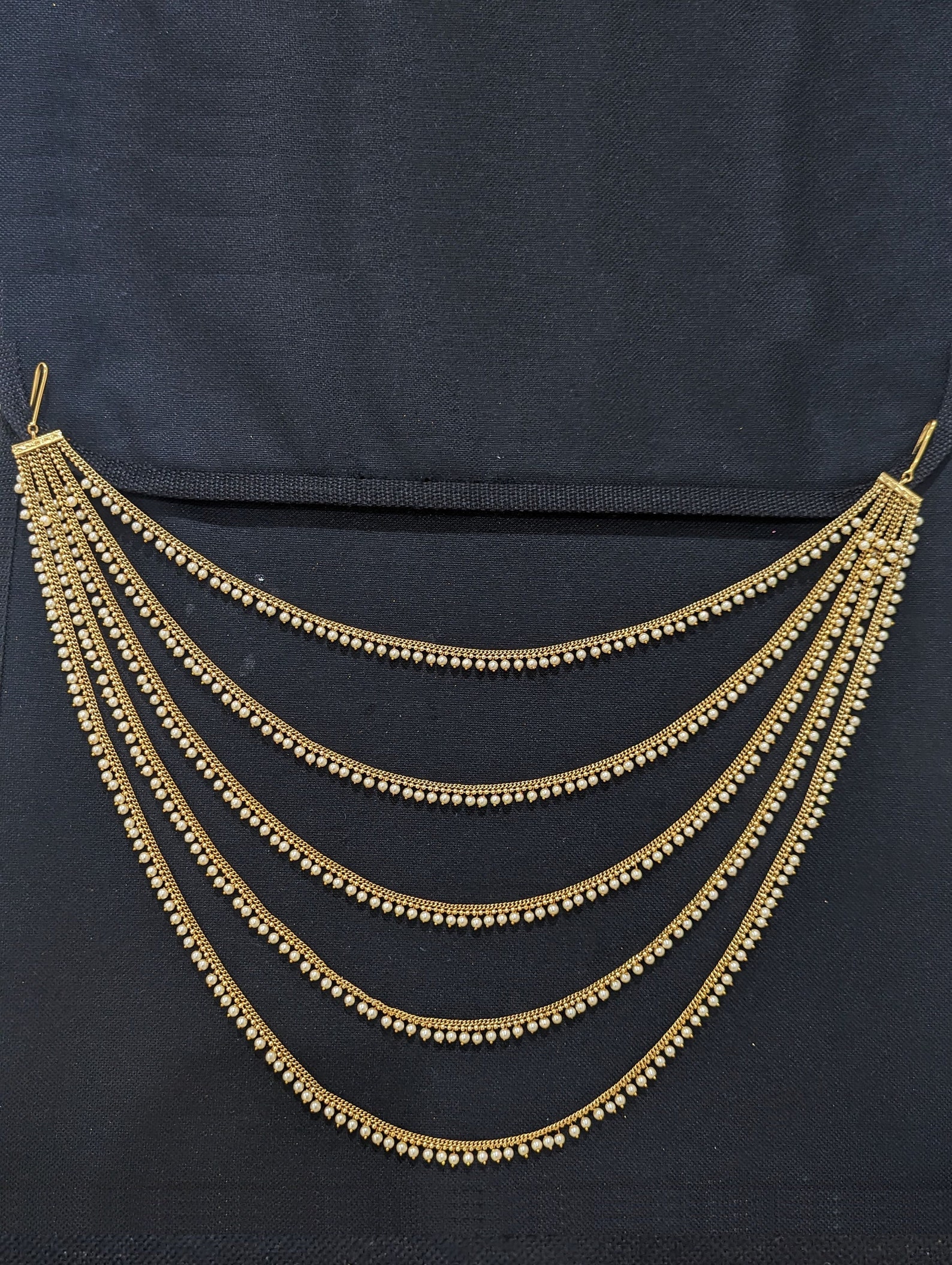 Pearl Hip Chain / Multi Layer Side Hip Chain / Waist Belt / Etsy