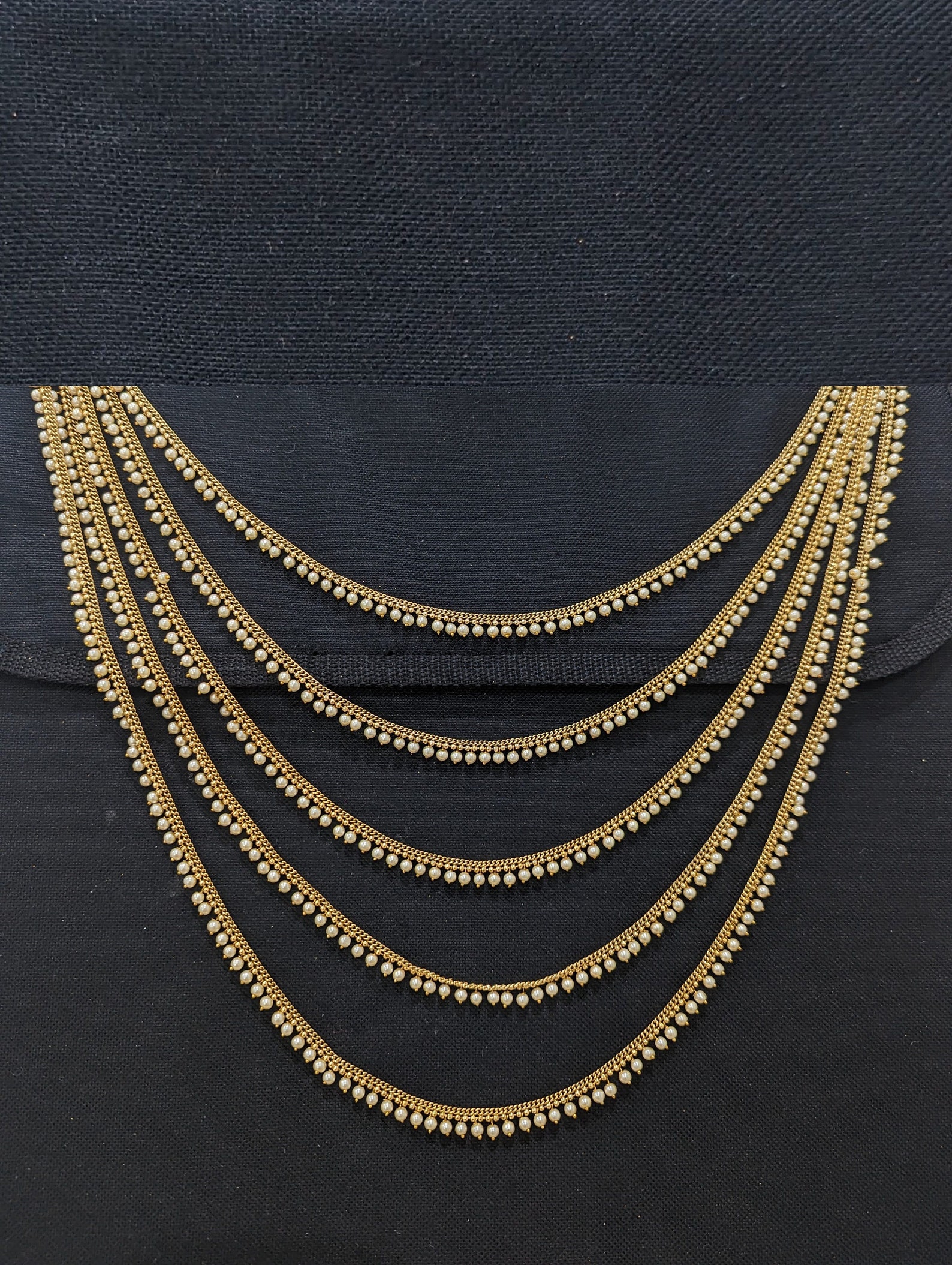 Pearl Hip Chain / Multi Layer Side Hip Chain / Waist Belt / Etsy