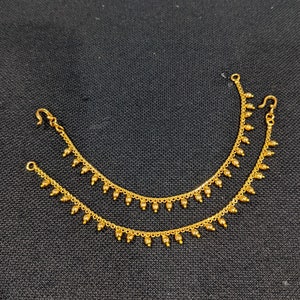 Kaan Chain / Single Layer Gold Bead 