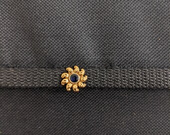 Design 3 - Big Clip on Nose ring / Nath / No pierce Nose Pin / Polki Antique Gold plated Clip on Nose pin /Casual Wear Naths / Indian Nath
