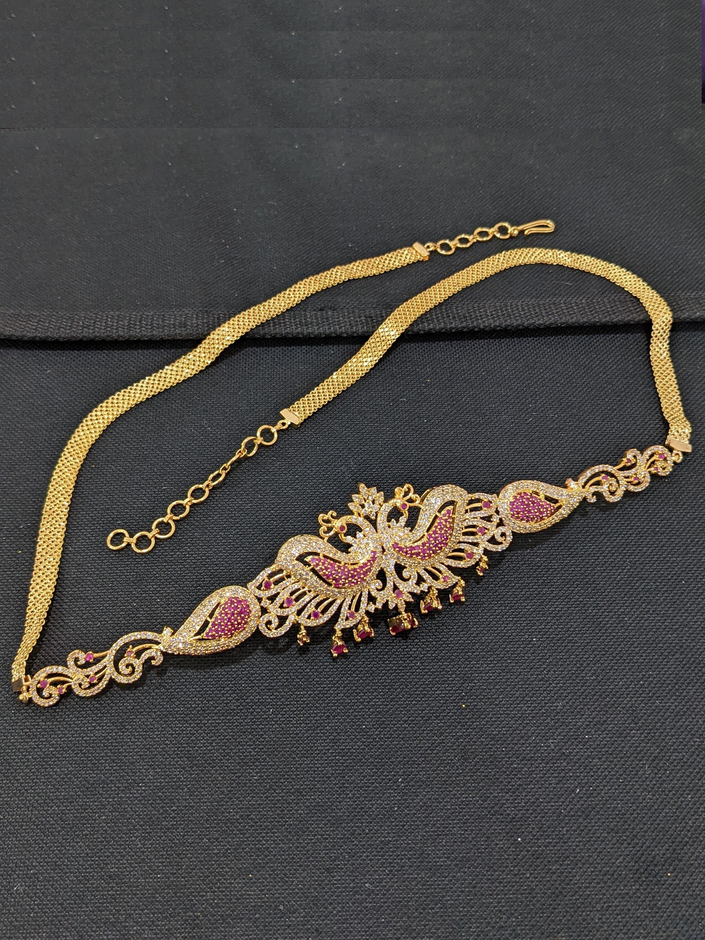 Gold Plated Vadanam / Bridal Hip Chain 