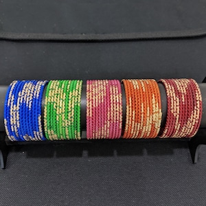 1x12 size - Last few colors - Toddler Kids Color Glitter Metal Bangles / Colorful Bangles / Indian Bangles / Matte finish Bangle Bracelet