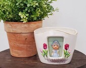 Vintage Dutch Girl Planter