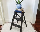 Vintage X Back Wood Step Ladder