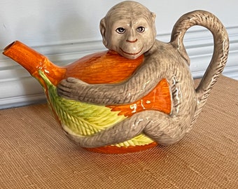 Vintage Italian Monkey Teapot