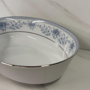 Vintage Noritake ‘Blue Hill’ Mid 70er Jahre Gemüseschüssel