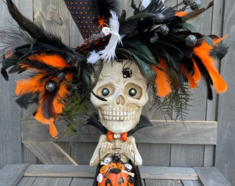 Halloween Decoration, Halloween Decor, Skeleton Decor, Skeleton Decoration, Skeleton Centerpiece, Halloween Skeleton, Halloween Tabletop