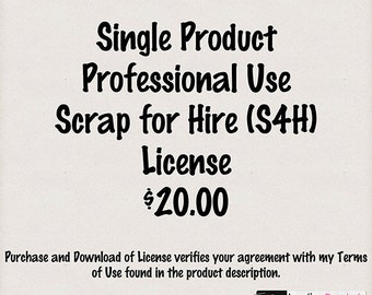 Single Item Professional Use - Scrap for Hire - S4H - License