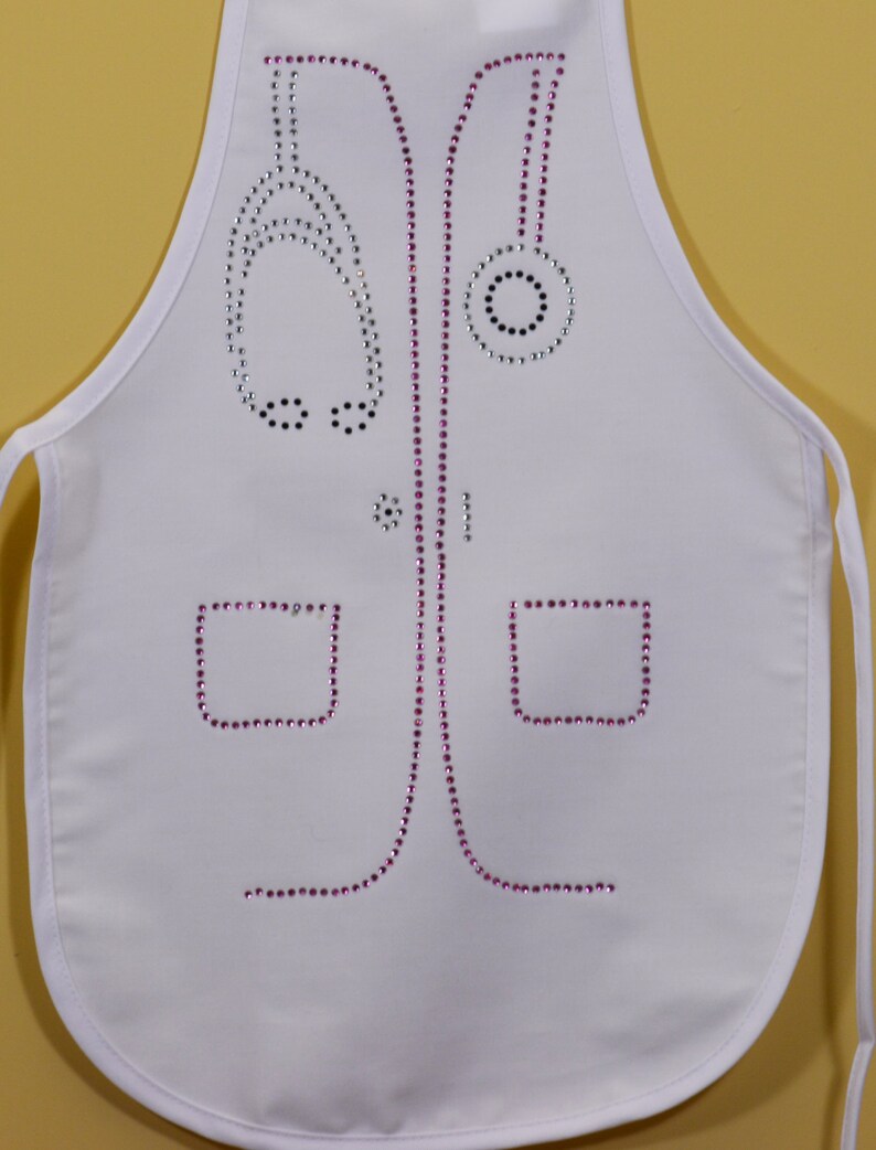 CLOSE OUT SALE Rhinestone Doctor Apron for Children With Etsy