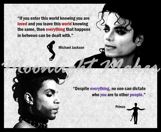 Michael Jackson Inspirational Quotes Michael Jackson Prince 2 Options Inspirational Life Quote | Etsy India