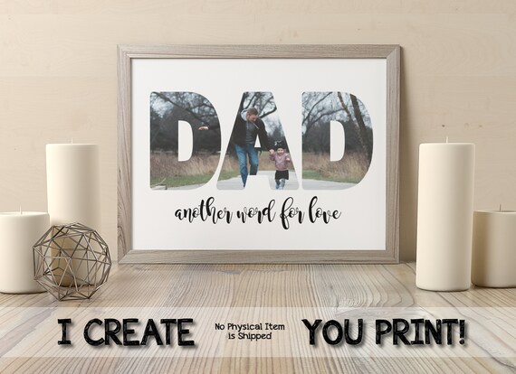 Dad Photo Collage Personalized Gift Create Beauty & | Etsy