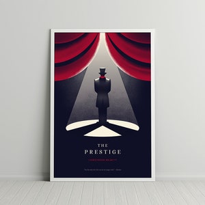 The Prestige Movie Poster | Christopher Nolan | The Prestige minimalist movie poster | The Prestige alternative film print