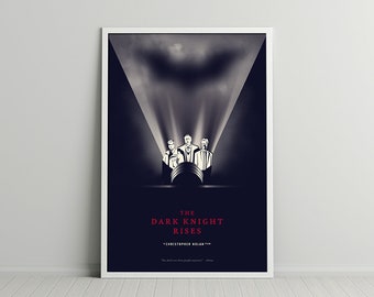 The Dark Knight Rises Poster: Christopher Nolan Film Print