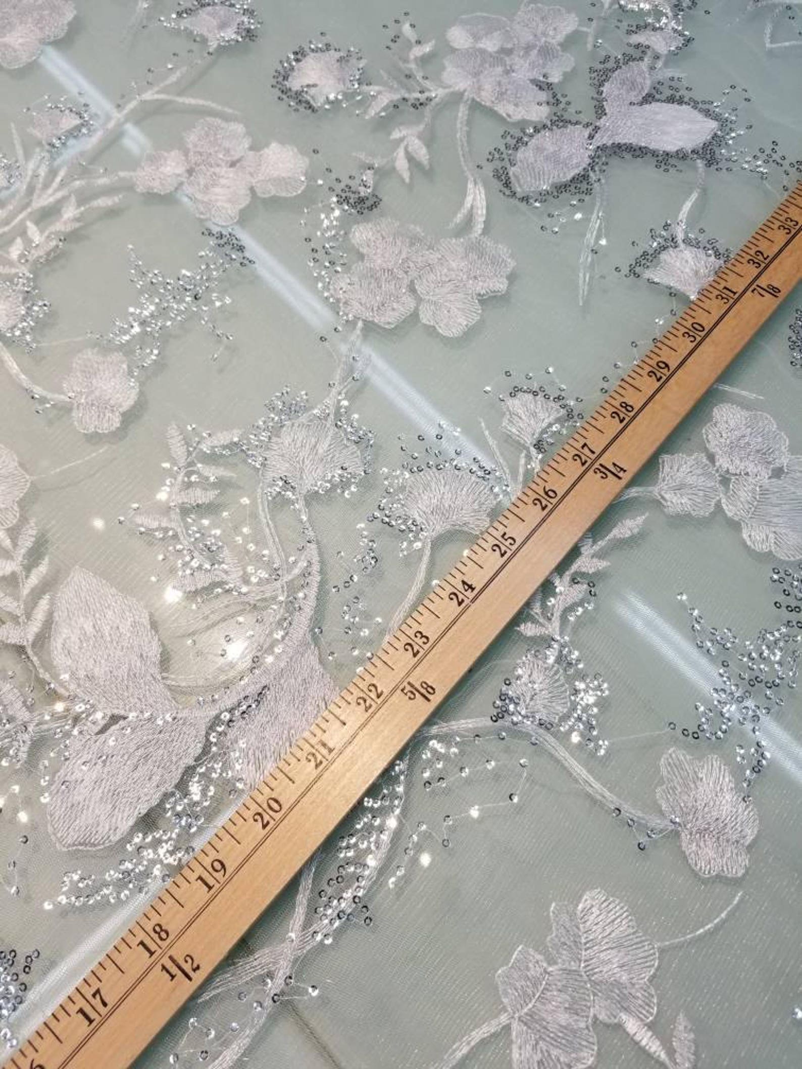 Sheer Lace Athens Sliver Fynbos 280cm main image 1