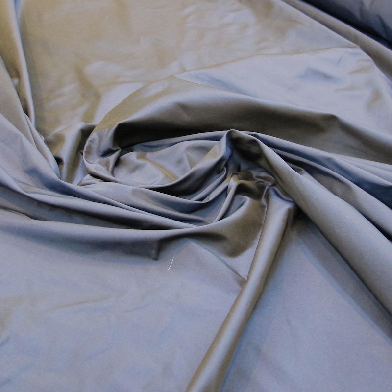 Lyons Blue Taffeta Silk Fabric main image 0