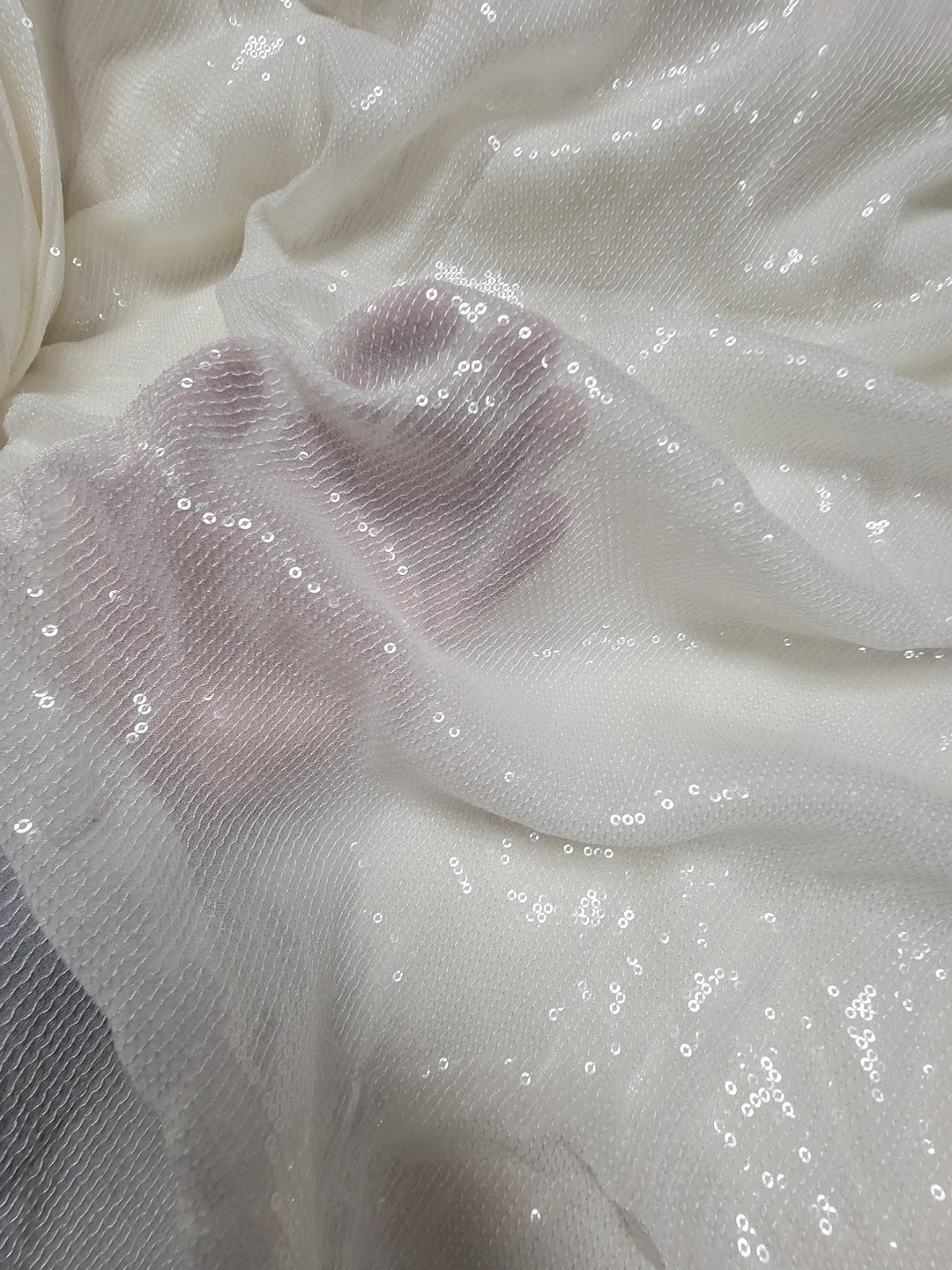Off-White Chiffon Sheila – Custom Size main image 0