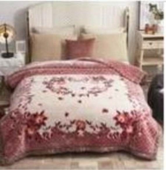 2 Ply Heavy Korean Mink Blanket Fleece and Warm for Winter Weight