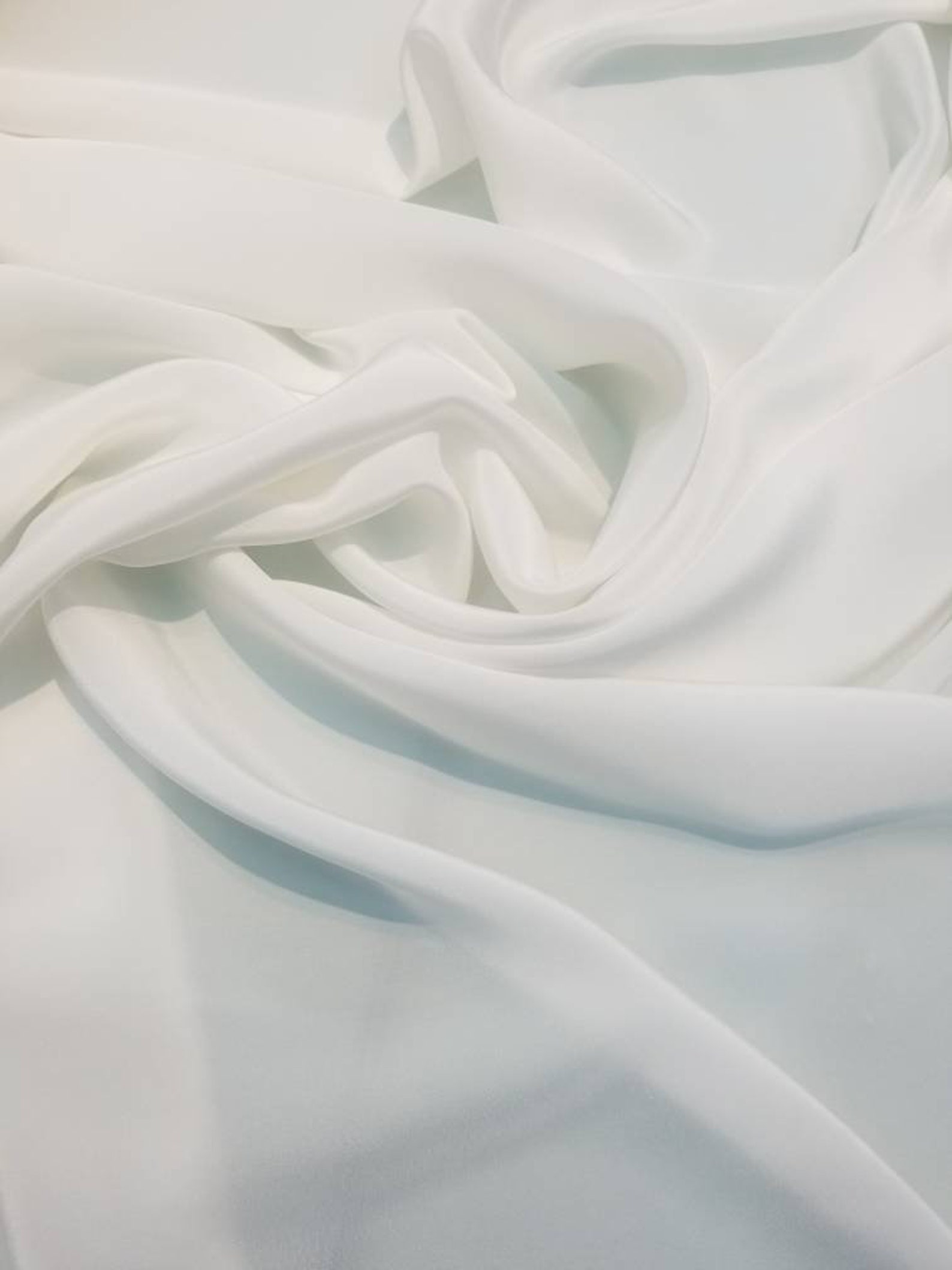 100% Silk Crepe off White Color 16mm Fabric Has a Soft Feel - Etsy