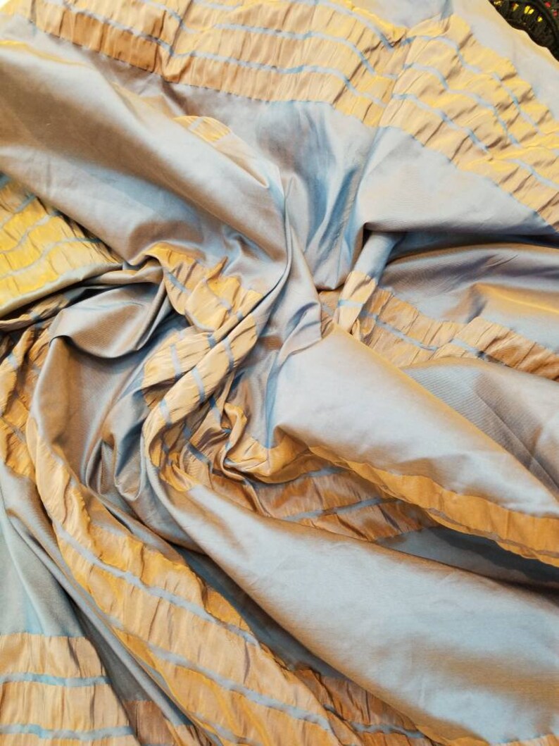Royal Lilac Purple Metallic Shantung Silk Fabric