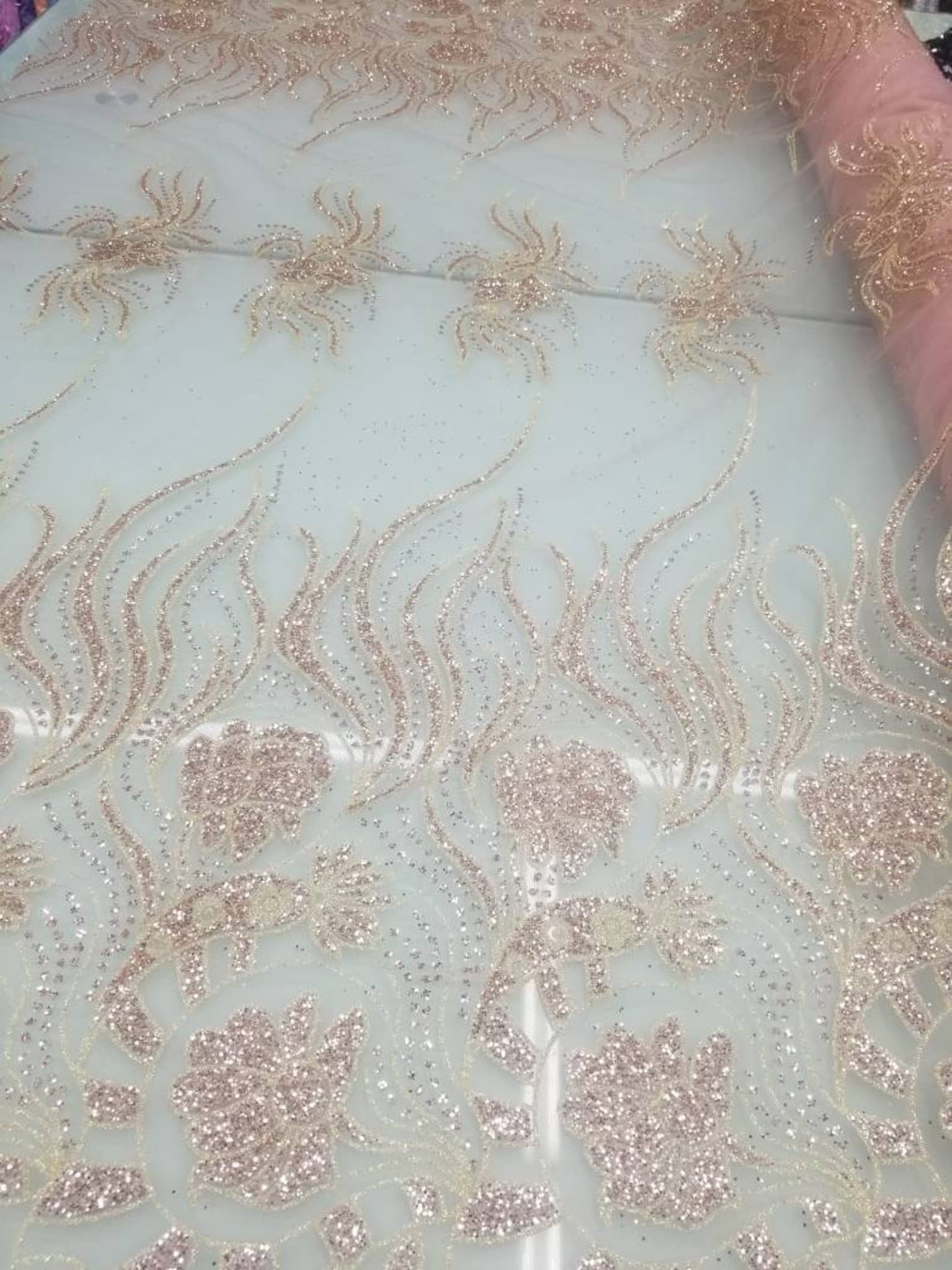 Glitter Metallic Fabric Usable for Decoration and Apparel. Etsy