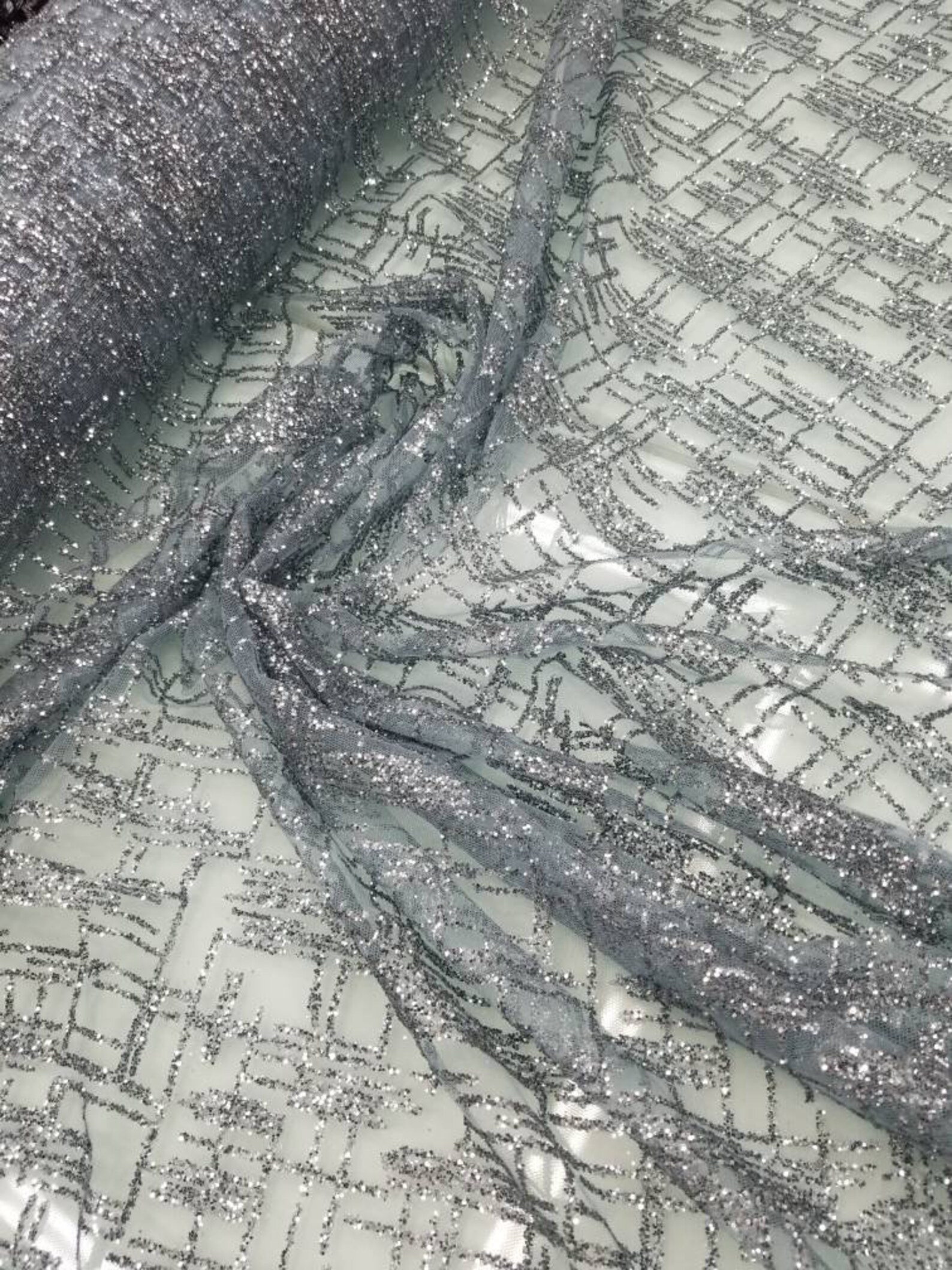 Glitter Metallic Fabric Usable for Decoration and Apparel. Etsy